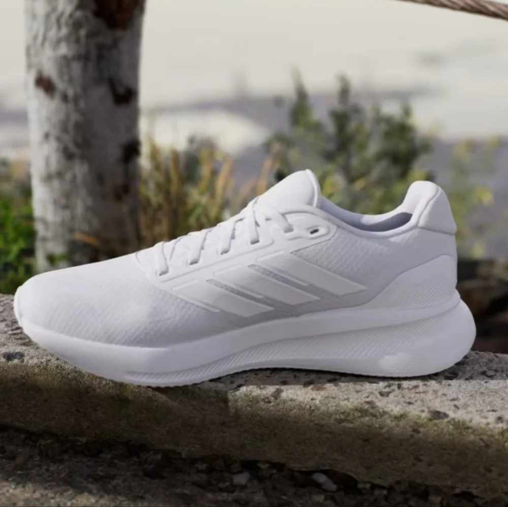 New adidas Runfalcon 5 Men's Running Sneakers 'Triple White' (IH7757) Size‎ 8.5